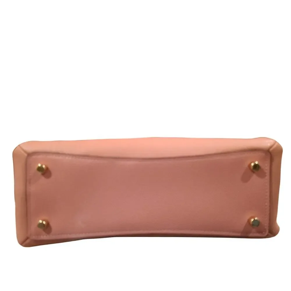 NWOT Coach Mini Lillie Carryall Petal Pink Gold Tone Hardware Crossbody Satchel - Picture 5 of 8